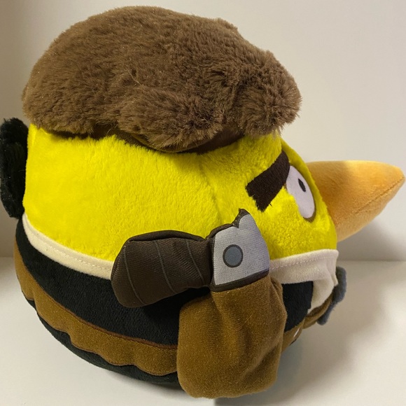 Angry Birds Star Wars Plush Yellow Han Solo Stuffed Animal Toy 2012 - Picture 5 of 13